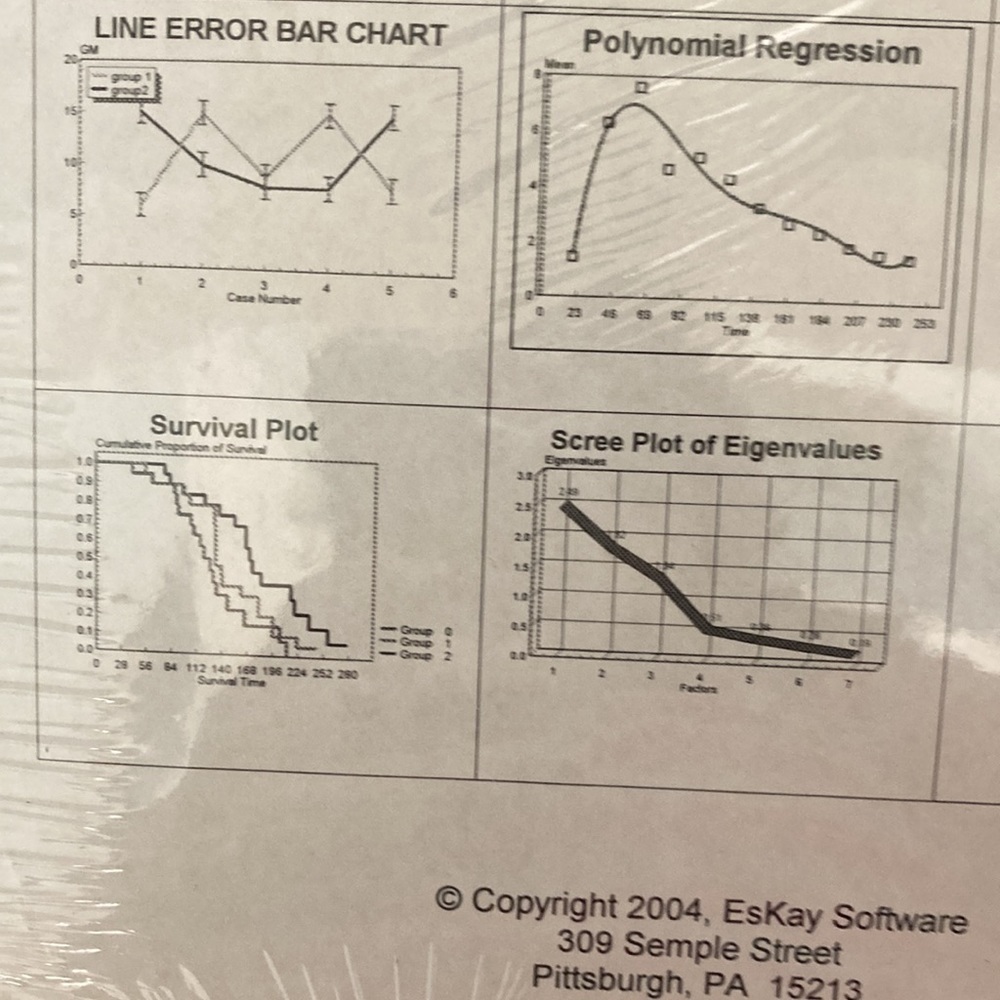 Stat plot Quickstart statistics software CD - Picture 10 of 10